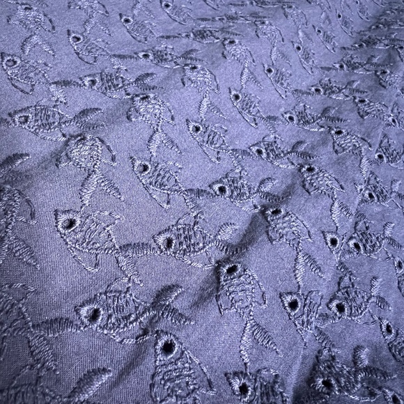 Like New [Lilly Pulitzer] Navy Blue <Cyndi> Eyelet Midi Dress | 00 · XXS - Picture 15 of 16